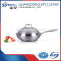 Single Handle Chinese Wok stainless steel wok